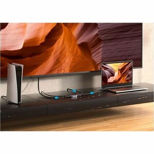Vention AKP Audio/Video Switchbox - Cable - 7680 x 4320 - 2 Input Device - 2 Display - Display, Notebook, Gaming Console, 