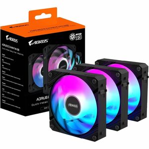 Aorus EZ CHAIN FAN 120 Cooling Fan - Motherboard - 12 cm (4.72") Maximum Fan Diameter - 3 x Fan(s) - 101.94m³/h Maximum Ai