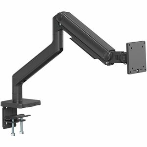 Manhattan Desk Mount for Monitor, Flat Panel Display, Curved Screen Display - Black - Landscape/Portrait - Height Adjustab
