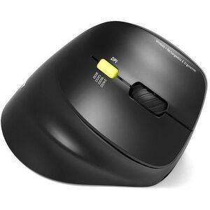 Port Connect ERGO Mouse - Bluetooth/Radio Frequency - USB Type A, USB Type C - Optical - 5 Button(s) - Black - Wireless - 