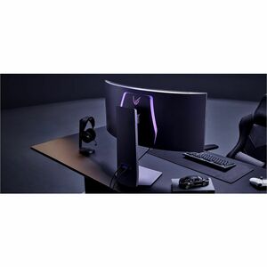 LG UltraGear 34GS95QE-B 34" (86.4 cm) Class UW-QHD Curved Screen Gaming OLED Monitor - 21:9 - True Black - 33.9" (86.1 cm)