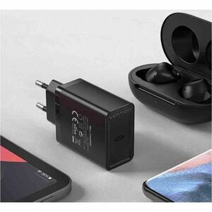Vention FADB0-EU 20 W AC Adapter - 1 Box - Universal Adapter - 1 USB Type-C - For iPhone - Europe - 120 V AC, 230 V AC Inp