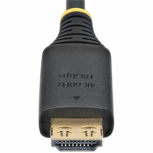 StarTech.com 91.44 cm HDMI A/V Cable - 1 - Cable for TV, Workstation - First End: 1 x HDMI 2.0 Digital Audio/Video - Male 