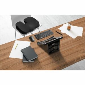 Kensington SmartFit Easy Riser Cooling Stand - Upto 43.2 cm (17") Screen Size Notebook Support - Black - ABS Plastic