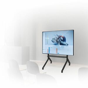 B-Tech Momentum Display Cart - 100 kg Capacity - 4 Casters - Steel - 1719.6 mm Width x 1049 mm Depth x 1427.5 mm Height - 