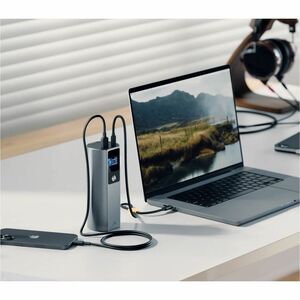 Alogic Ark PRO Power Bank - Silver - For MacBook - 1 x Type-C 140W - 27600 mAh - 160 W - 5 A, 3 A, 2 A, 2.25 A, 1.50 A - 5