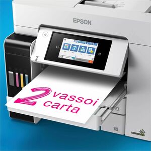 Epson ET-5885 Wired & Wireless EcoTank Pro Inkjet Multifunction Printer - Colour - Copier/Fax/Printer/Scanner - 32 ppm Mon