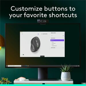 Logitech Signature Plus M750 L Wireless Mouse - For Large Sized Hands, SmartWheel Scrolling, Bluetooth Connectivity, Multi