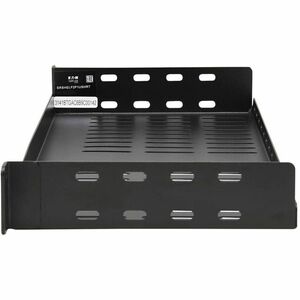 Tripp Lite series SmartRack SRSHELF2P1USHRT 1U Rack-mountable Rack Shelf for Data Center, Server, Router, Networking - Bla