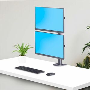 StarTech.com Desk Mount for Monitor, Curved Screen Display - Black - Landscape/Portrait - TAA Compliant - Height Adjustabl