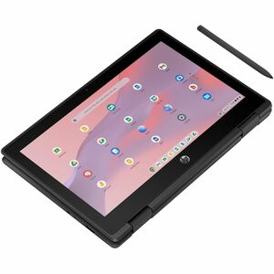 HP Fortis Flip G1m 29.5 cm (11.6") Touchscreen Convertible 2 in 1 Chromebook - HD - 32 GB Flash Memory - Jet Black - 1366 