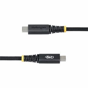 StarTech.com 10ft (3m) USB-C Charging Cable, Side Screw Locking, 240W (5A) PD EPR, Silicone Jacket w/Braid, Rugged USB 2.0