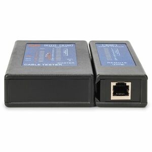 Digitus Kabeltester - LED - PoE-Test, Netzwerkprüfung, Kabeltests - 1 x PoE Ports - 1 x Netzwerk (RJ-45) - Netzwerk (RJ-11)
