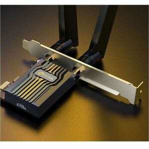 TP-Link Archer TBE400E Triband Wi-Fi/Bluetooth-Kombi-Adapter für Computer - PCI Express - 6,30 Gbit/s - 2,40 GHz ISM - 6 G