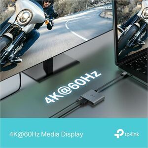 TP-Link UH3020C USB-Typ C Docking Station für Monitor, Desktop-PC, Notebook, Tablet-PC, Smartphone - Ladefunktion - Tragba