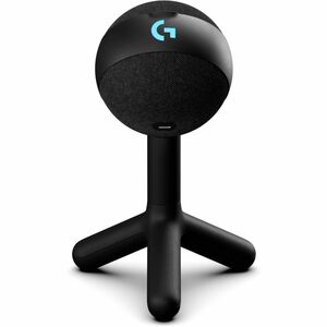 Logitech G Yeti Orb Wired Condenser Microphone for Gaming, Live Streaming - Black - 2 m - 70 Hz to 20 kHz - Cardioid - Sta