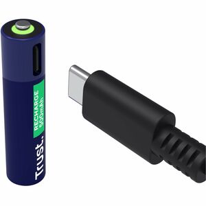 Trust Battery - 4Pack - Battery Rechargeable - AAA - 500 mAh Shelf Life