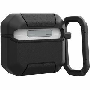 Urban Armor Gear Scout Rugged Charging Case Apple AirPods 4 - Black - Shock Absorbing, Drop Resistant, Anti-slip, Impact R