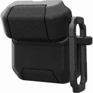 Urban Armor Gear Scout Rugged Charging Case Apple AirPods 4 - Black - Shock Absorbing, Drop Resistant, Anti-slip, Impact R
