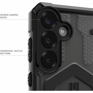 Urban Armor Gear Pathfinder Clear Case for Samsung Galaxy S25 Smartphone - Ash