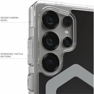 Urban Armor Gear Plyo Case for Samsung Galaxy S25 Ultra Smartphone - Black, Clear Ombré
