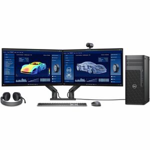 Dell Precision 7000 7875 Workstation - AMD Ryzen Threadripper PRO 7945WX - 64 GB - 2 TB SSD - Tower - Black - AMD Chip - W
