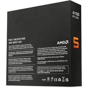 AMD Ryzen 5 9000 9600 Hexa-core (6 Core) 3.80 GHz Processor - Box - 32 MB L3 Cache - 6 MB L2 Cache - 480 KB L1 Cache - 64-