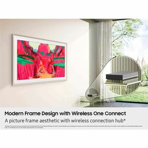 Samsung The Frame QN85LS03FWF 85" Smart LED-LCD TV - 4K UHDTV - High Dynamic Range (HDR) - Neo Quantum HDR - Neo QLED Back