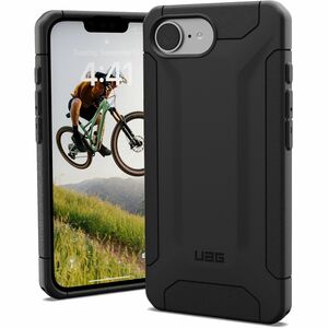 Urban Armor Gear Scout Rugged Case for Apple iPhone 16e Smartphone - Black - Bulk - Impact Resistant, Drop Resistant - Com