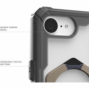 Urban Armor Gear Plasma XTE Rugged Case for Apple iPhone 16e Smartphone - Ash, Titanium - Drop Resistant, Scratch Resistan