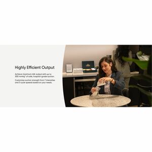 Eufy Breast Pump E10 - Pink - Silicone - Washable, Compact Design, OptiRhythm Technology, Leak Proof, Quiet Operation, Eas