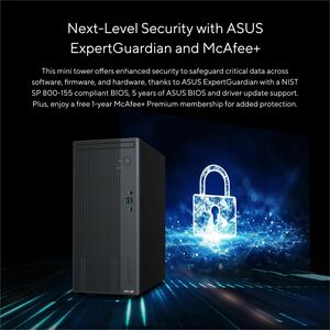 Asus ExpertCenter P500MVC- P71SR-CB Desktop Computer - Intel Core i7 13th Gen i7-13620H - 16 GB - 1 TB SSD - Mini-tower - 