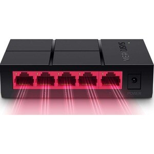 Switch Ethernet Mercusys MS105G 5 Porte - Gigabit Ethernet - 10/100/1000Base-T - 2 Layer supportato - Coppia incrociata - 