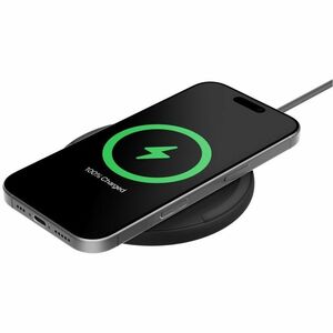 Belkin 15W Qi Wireless Charging Pad for Smartphones - USB-C Cable - Fast Charge - Charging Station - Black - For Smartphon