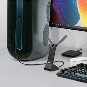 TP-Link Archer TBE400UH Triband Wi-Fi Adapter für Desktop Computer, Router - USB 3.0 - 6,30 Gbit/s - 2,40 GHz ISM - 6 GHz 