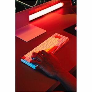 CHERRY XTRFY G80-386A Gaming Keyboard - Compact - Wired/Wireless Connectivity - USB Type A Interface - RGB LED - Nordic - 