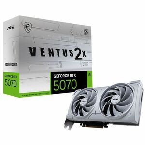 MSI NVIDIA GeForce RTX 5070 Graphic Card - 12 GB GDDR7 - 7680 x 4320 - 2.56 GHz Boost Clock - 192 bit Bus Width - PCI Expr