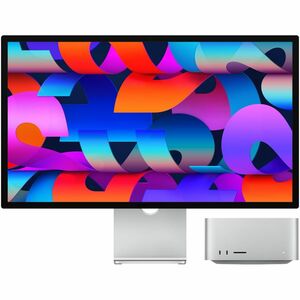 Apple Mac Studio MU973CH/A 台式计算机 - Apple - 96 GB - 1 TB SSD - 银 - Apple M3 Ultra 芯片 - Apple 六角芯（60 芯） - IEEE 802.11ax Wire