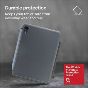 ZAGG Slim Book Keyboard/Cover Case Apple iPad mini (6th Generation), iPad mini (7th Generation) Tablet - Wear Resistant, T
