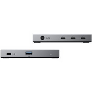 Alogic BLAZE Thunderbolt 4 Docking Station für Notebook, Desktop-PC, Festplatte, Monitor - Grau, Schwarz - 2 Unterstützte 