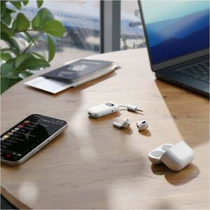 Alogic SkySound Audio Transmitter - Tragbar - Weiß - Kabellos - Bluetooth - USB - Kopfhörer