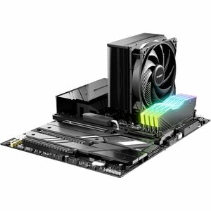 be quiet! Pure Rock 3 Cooling Fan - 4 x Heat Pipe(s) - 101.20m³/h Maximum Airflow - 2000 rpm - 4-pin PWM - Compatible Inte