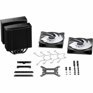 be quiet! Pure Rock Pro 3 LX BK043 Kühllüfter - 120 mm Maximum Fan Diameter - 6 x Heat Pipe(s) - Rillenlager - Compatible 