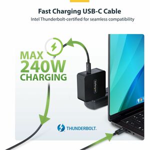StarTech.com 3ft (1m) Thunderbolt 5 Cable, 80Gbps/120Gbps, 240W PD, 8K 60Hz, Certified Thunderbolt Cable, Compatible w/TB4