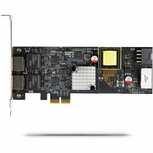 StarTech.com 2.5Gigabit Ethernet Card - 2.5GBase-T - Plug-in Card - Black - PCI Express 2.0 x2 - Low Profile Bracket Heigh