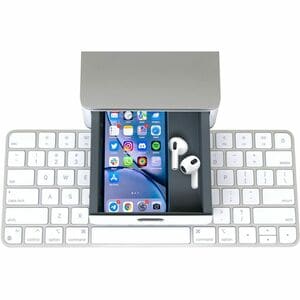Rain Design iLevel2 Notebook Stand - Desktop - Anodized Aluminum - For Notebook - Tilt, Rubber Pad, Comfortable, Vented De
