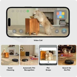 Robot Vacuum Cleaner Roborock Saros 10 senza filo - Nero - Pennello - Tappeto - Batteria - Batteria ricaricabile