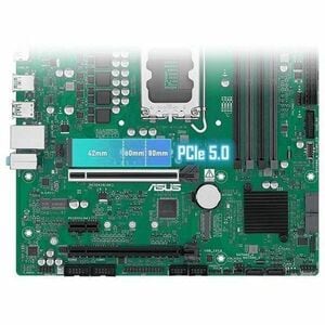 Asus Pro PRO Q870M-C-CSM Desktop Motherboard - Intel Q870 Chipset - Socket LGA-1851 - Micro ATX - Core Ultra Processor Sup