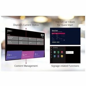 LG 49VL5G-M 1.24 m (49") LCD Digital Signage Display - 24 Hours/7 Days Operation - Energy Star - In-plane Switching (IPS) 
