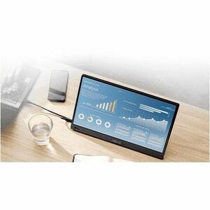 ASUS ZenScreen MB169CK. Taille de l'écran: 39,6 cm (15.6"), Résolution de l'écran: 1920 x 1080 pixels, Type HD: Full HD, T